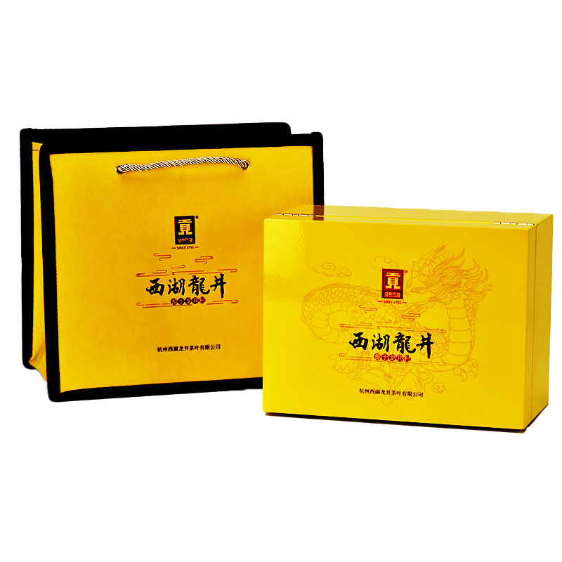 门店产品：西湖龙井/西湖龙井系列/烫金纸包礼盒250g